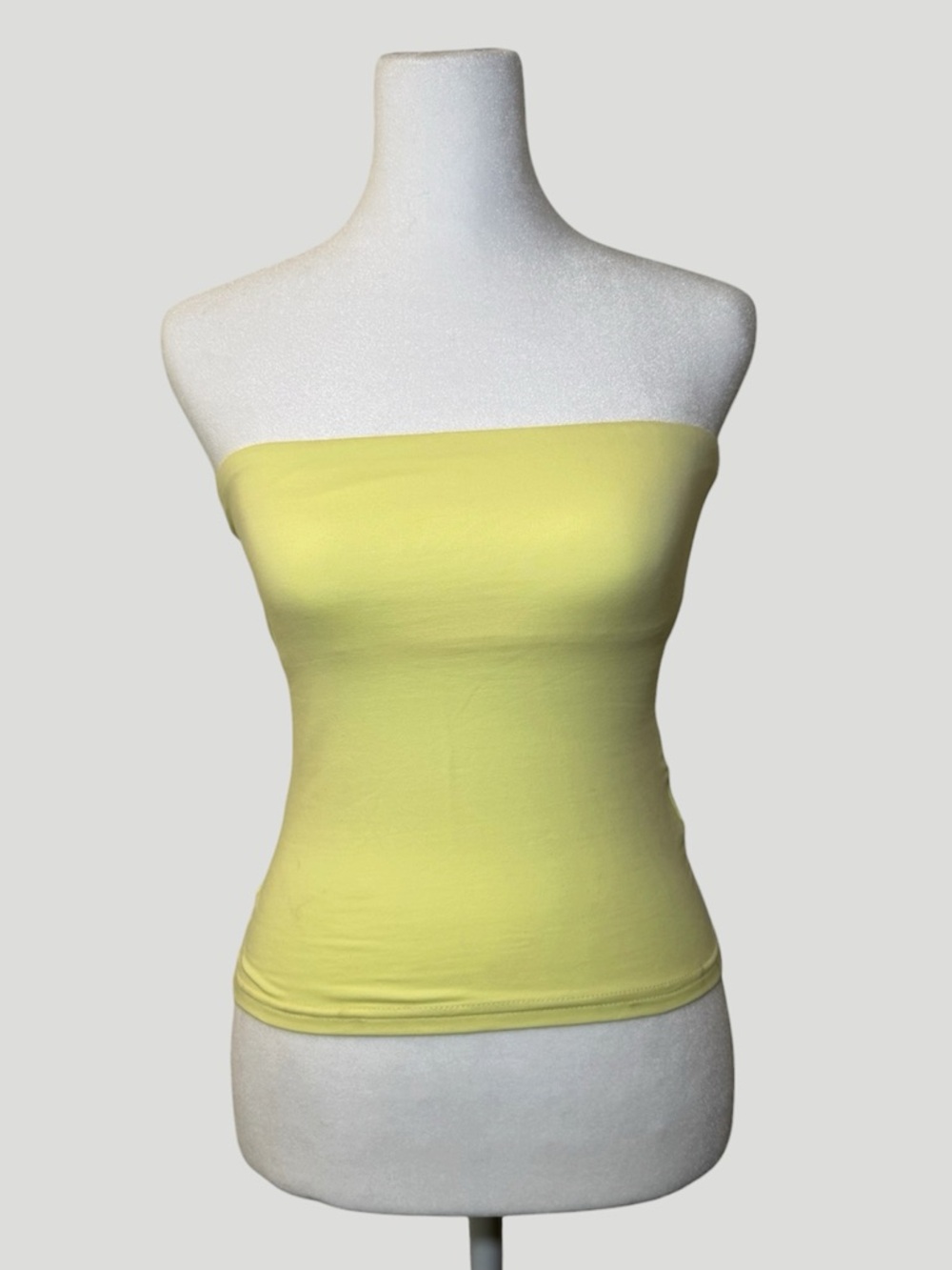 Edikted Pastel Yellow Strapless Tube Top NWT